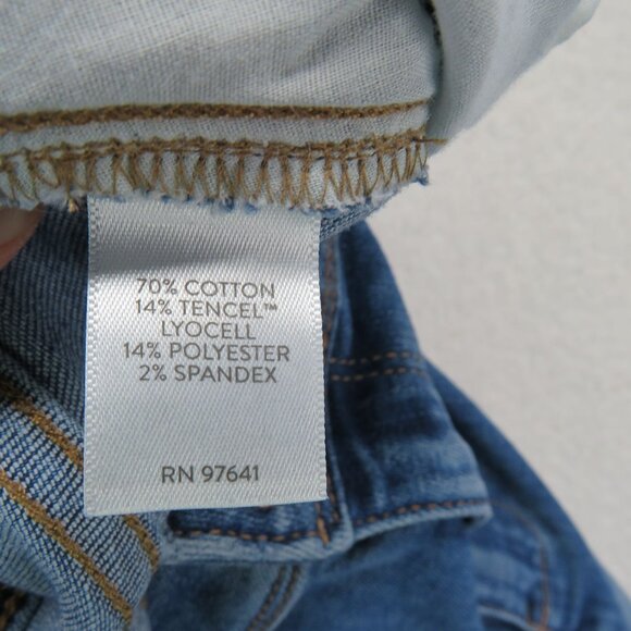 J Jill Jeans Size 24 Regular Slim Ankle Iconic Medium Wash Cotton Stretch - Picture 8 of 13